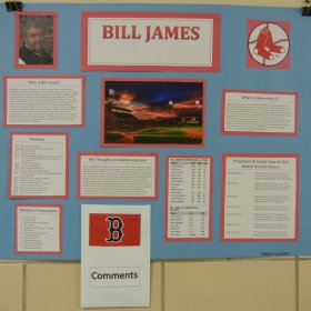 Student Poster about Bill James